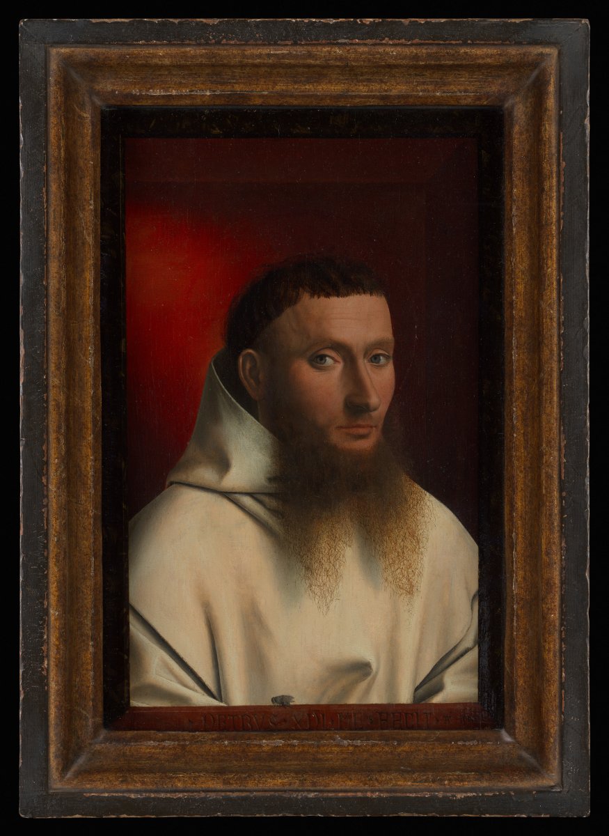 Portrait of a Carthusian von Petrus Christus