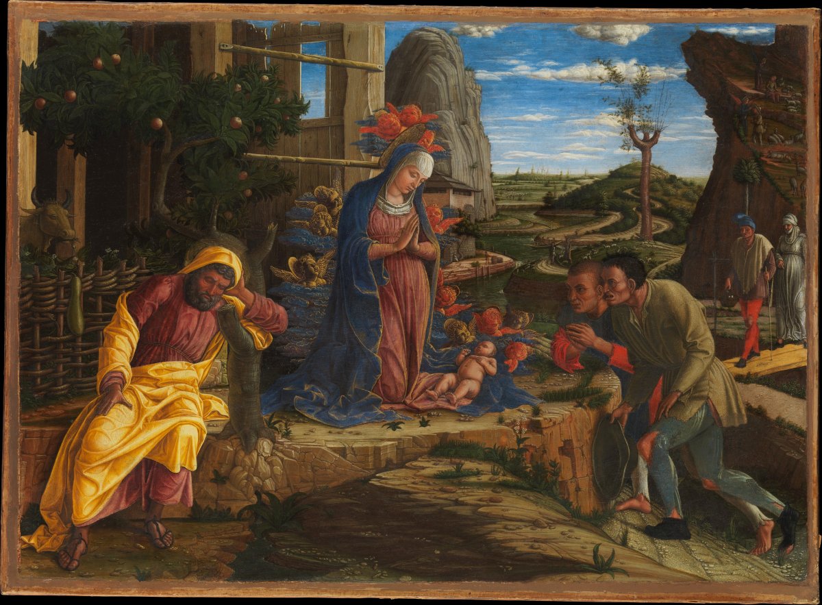 The Adoration of the Shepherds von Andrea Mantegna