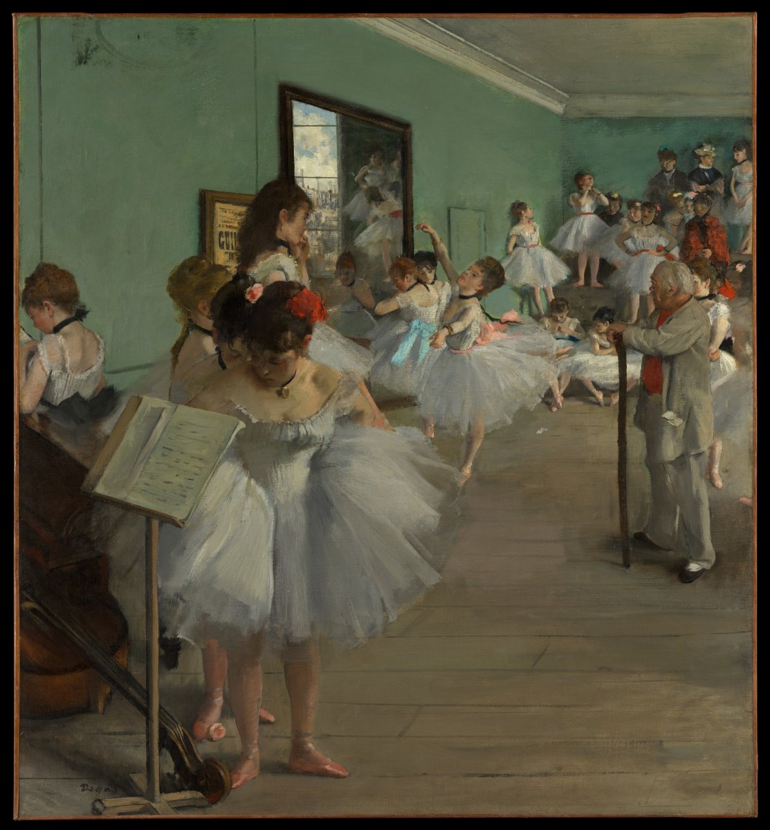 The Dance Class von Edgar Degas
