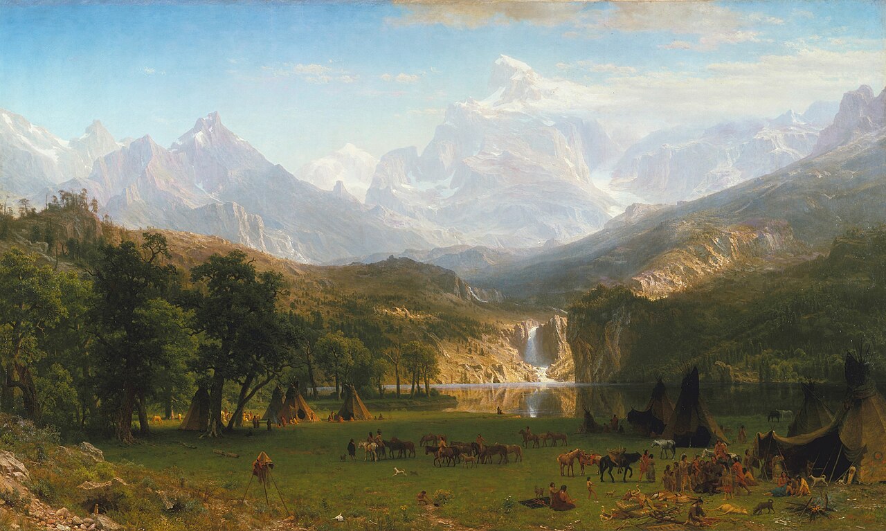 The Rocky Mountains, Lander's Peak von Albert Bierstadt