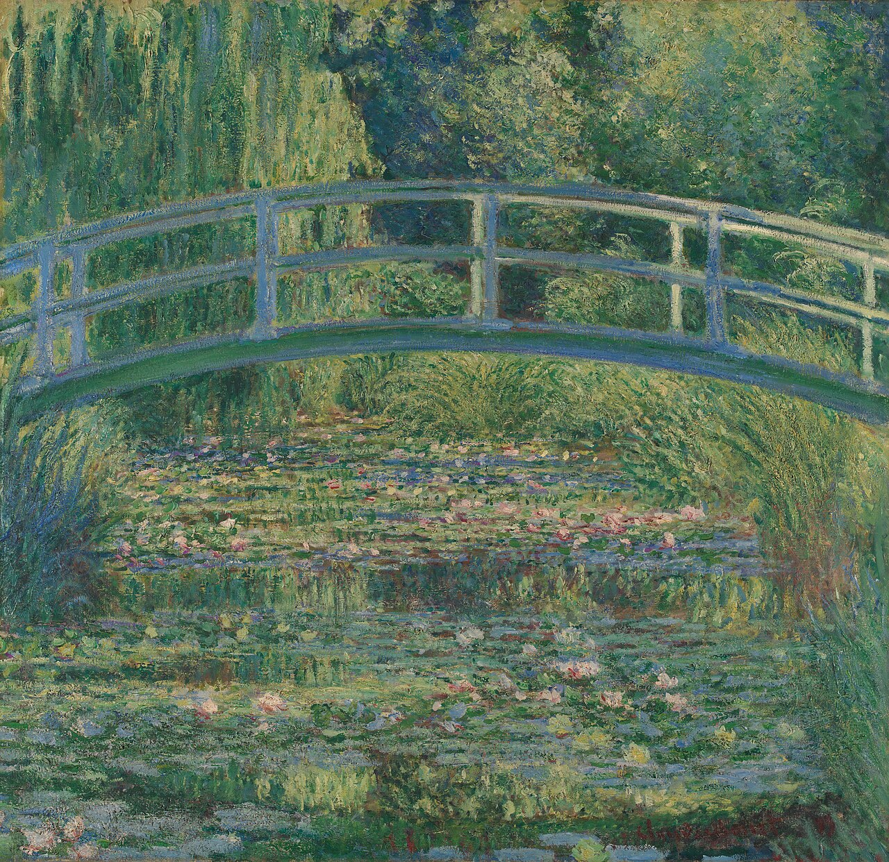 The Water-Lily Pond von Claude Monet