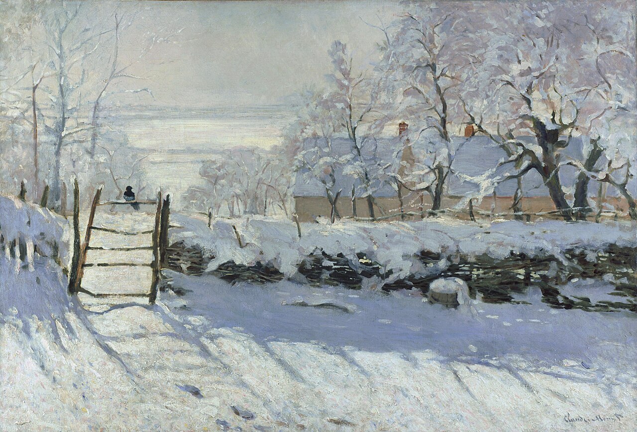 La Pie von Claude Monet