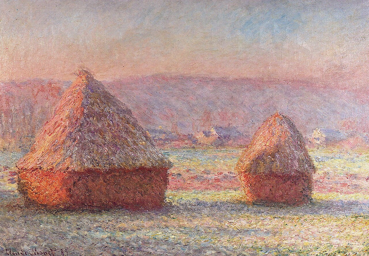 White Frost. Sunrise von Claude Monet
