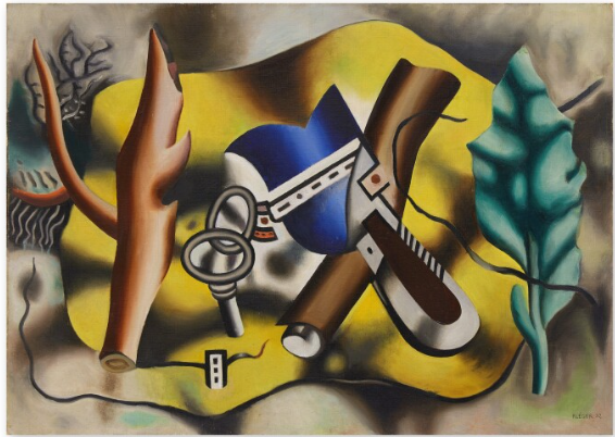 Composition au tronc d'arbre - Fernand Léger von Fernand Léger