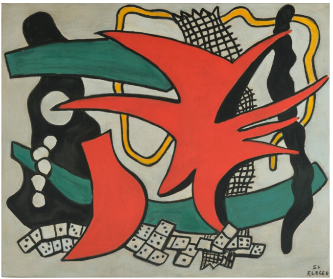 Composition aux dominos - Fernand Léger von FERNAND LÉGER