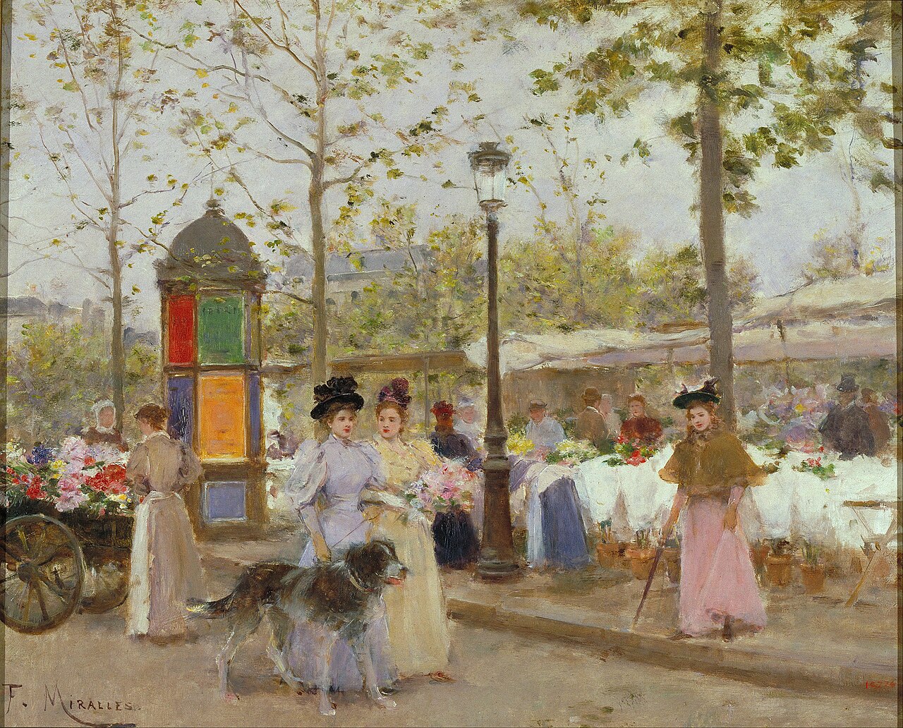 Springtime von Francesc Miralles (1848 - 1901) Born in Valencia. Died in Barcelona.