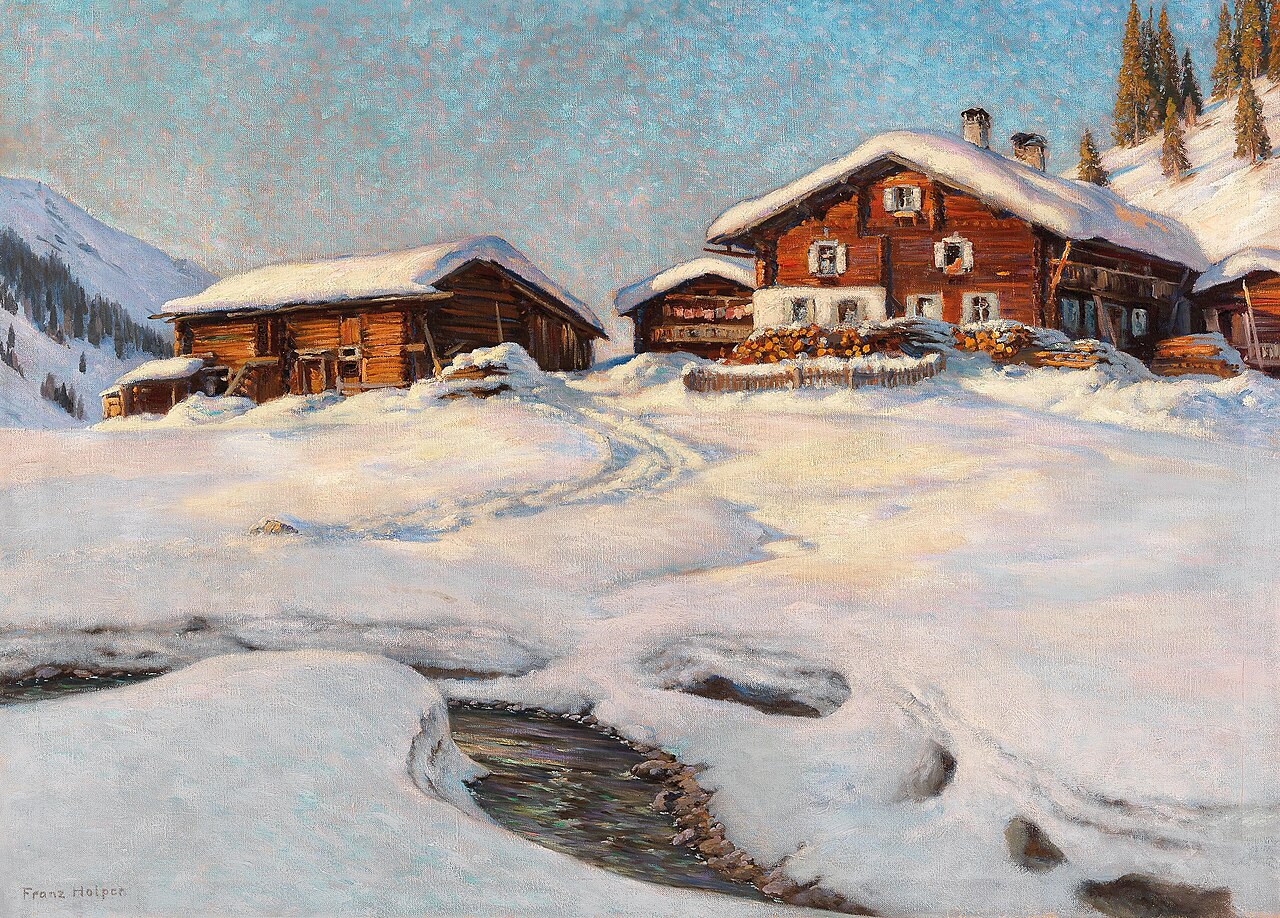 Winter Landscape von Franz Holper