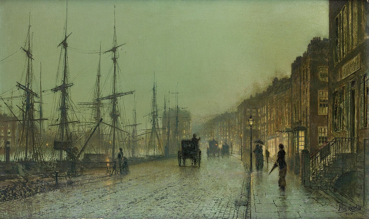 John Atkinson Grimshaw Glasgow Docks 1881 von John Atkinson Grimshaw