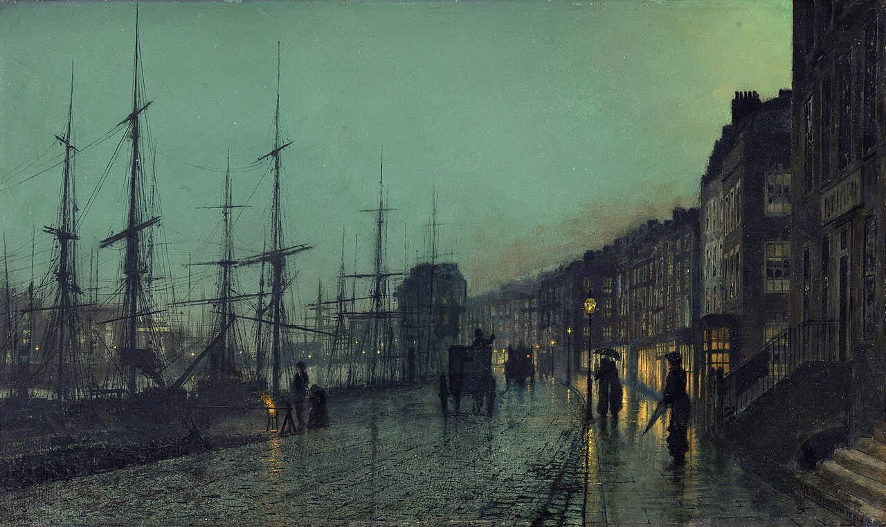 Shipping on the Clyde von John Atkinson Grimshaw