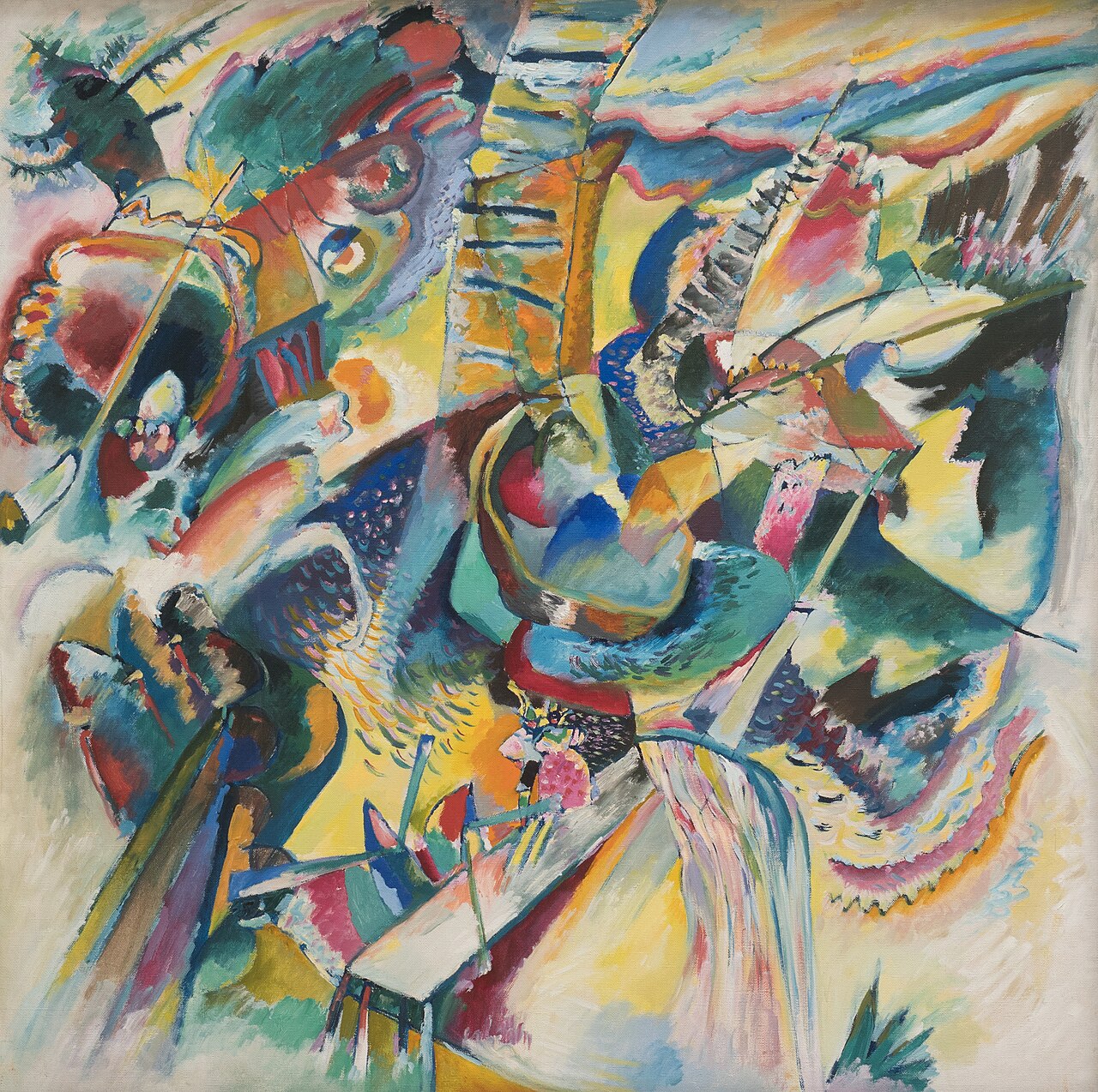 Improvisation Klamm Gorge von Wassily Kandinsky