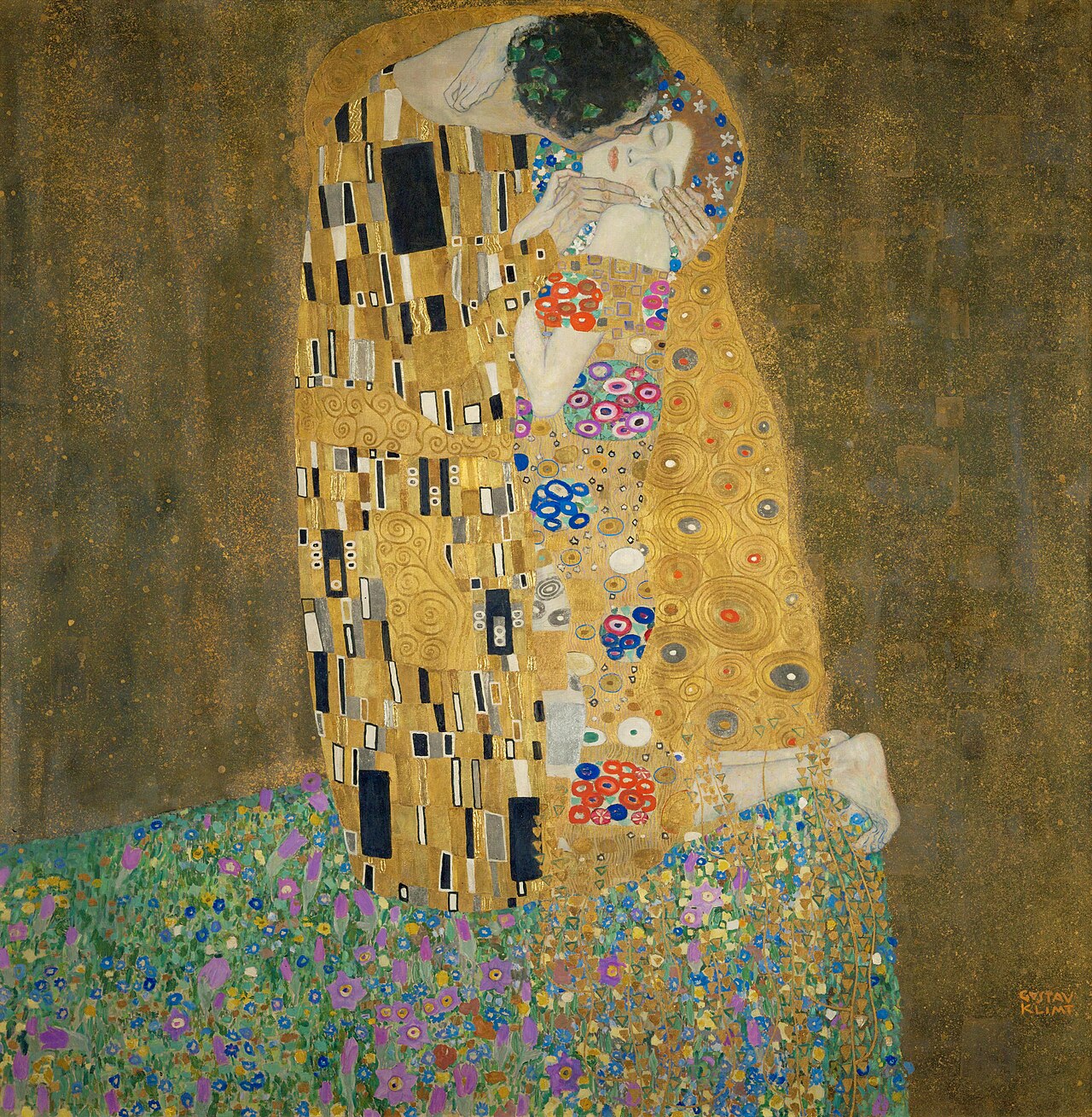 The Kiss (Der Kuß) von Gustav Klimt