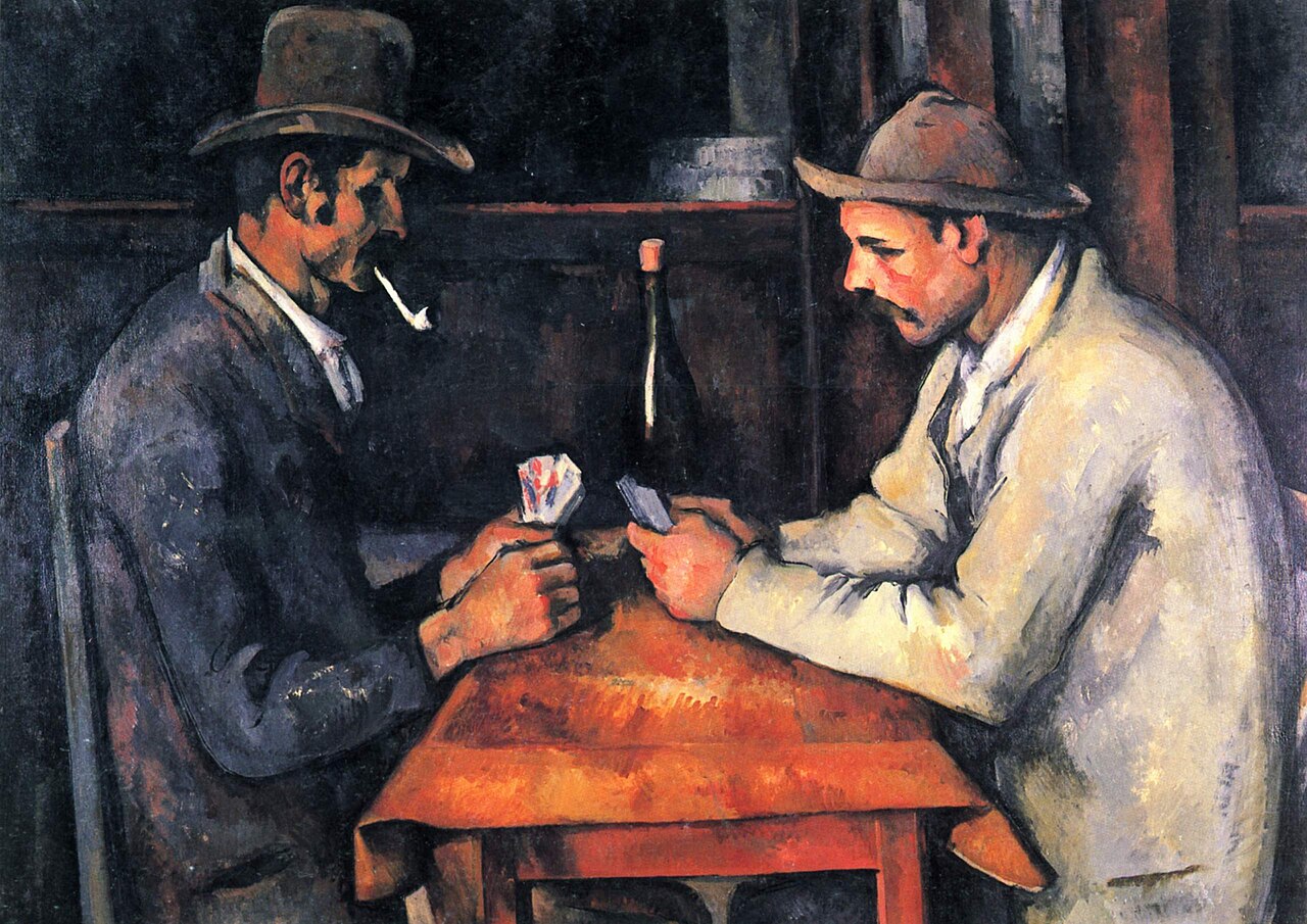 The Card Players von Paul Cézanne