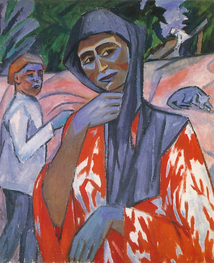 Passantin Female Passerby von Mikhail Larionov
