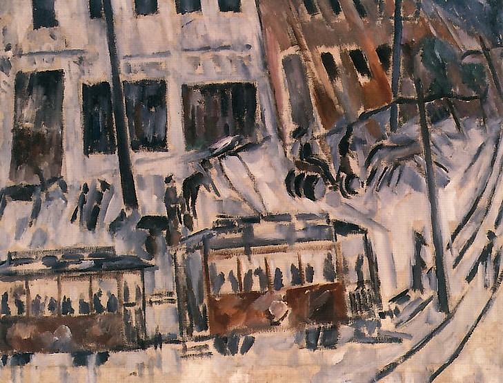 Straßenbahn Streetcar von Mikhail Larionov