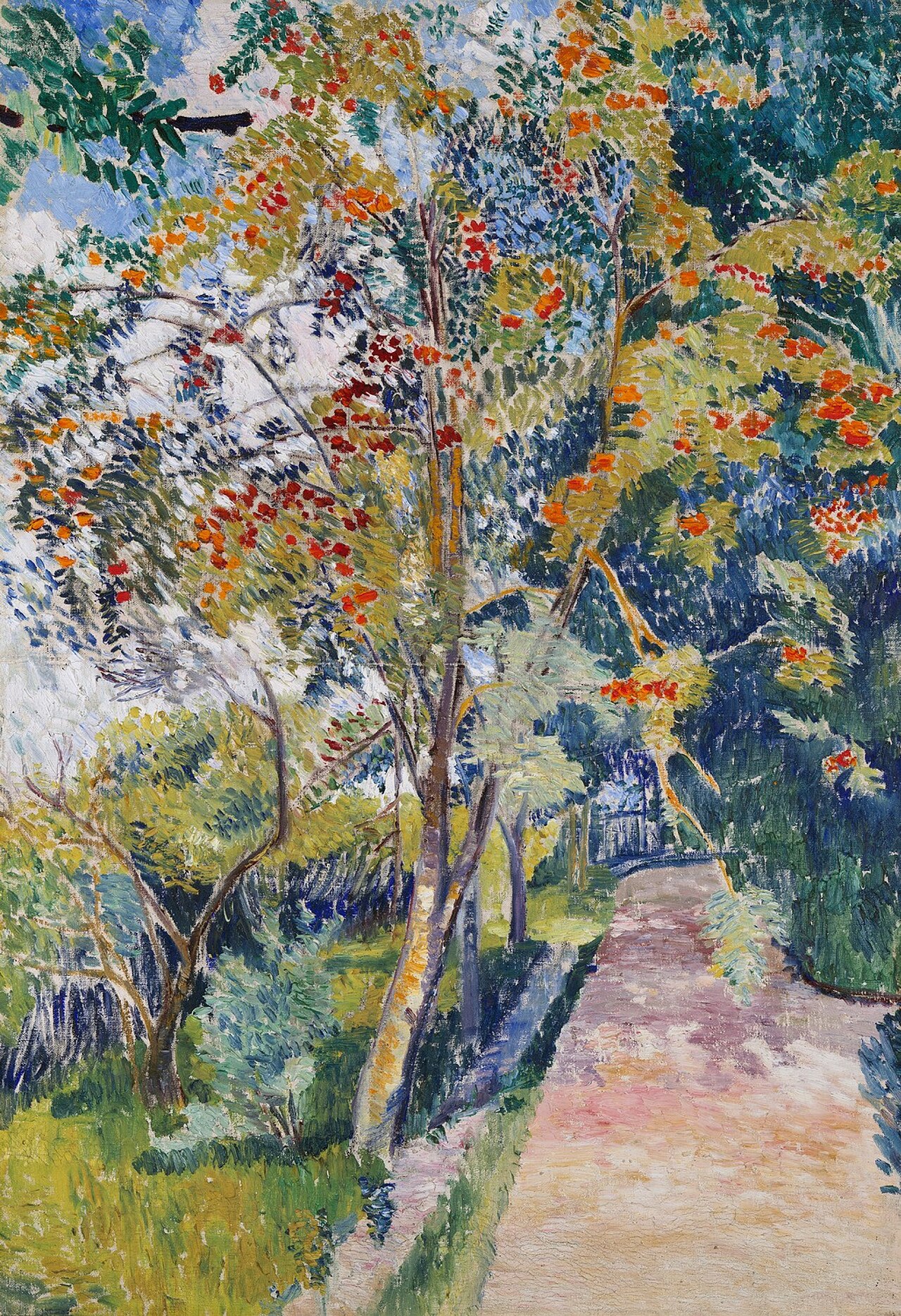 Natalia Goncharova Rowan tree von Natalia Goncharova (1881-1962)