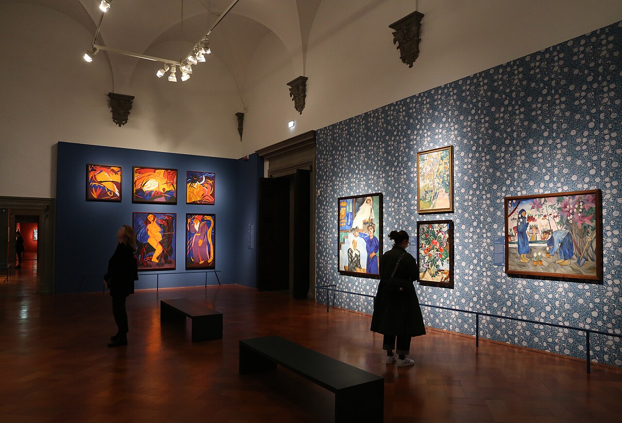 Palazzo strozzi, allestimento della mostra su natalia goncharova, 2019, 01 von Sailko