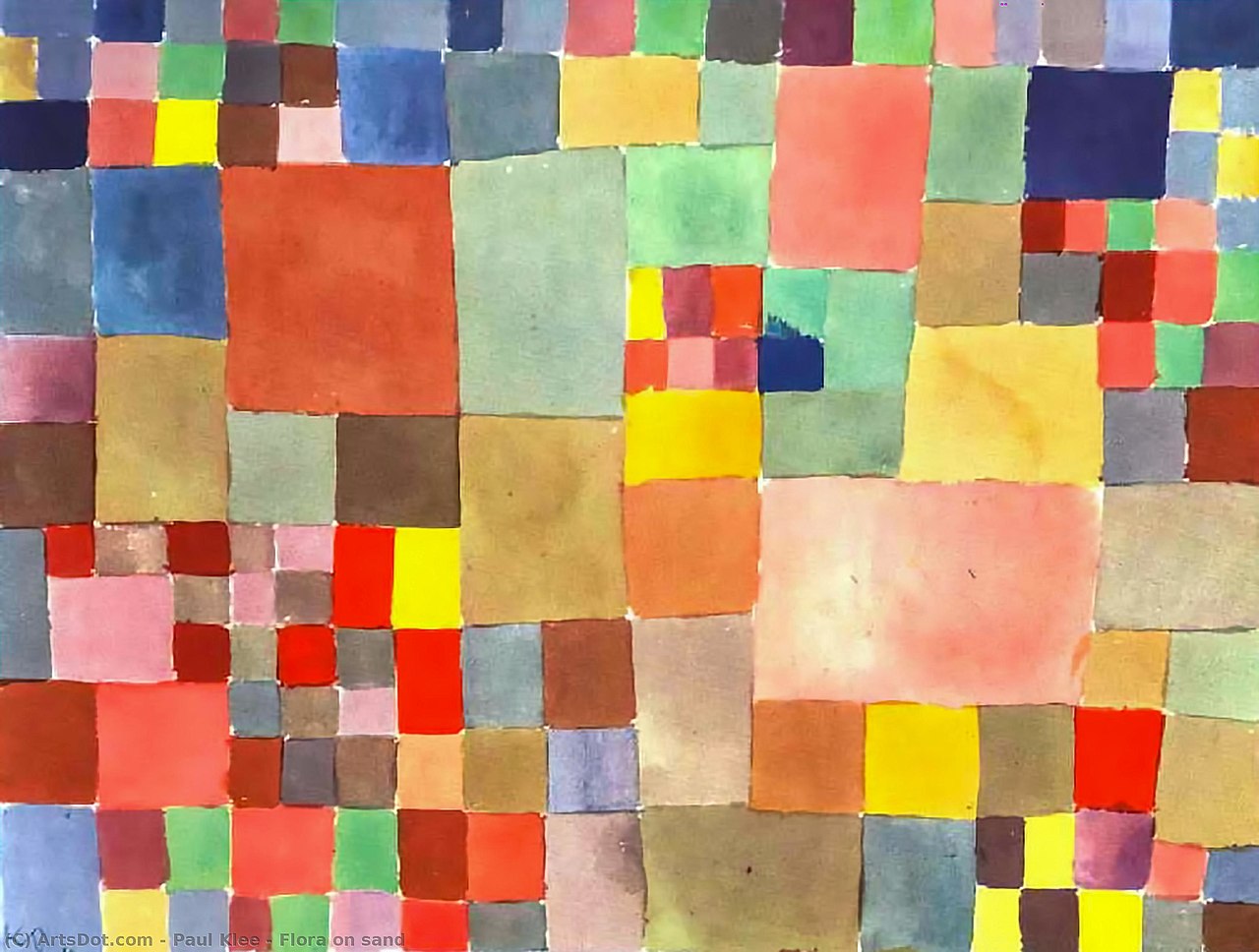 Paul Klee --- Flora on sand --- 1927 von Paul Klee