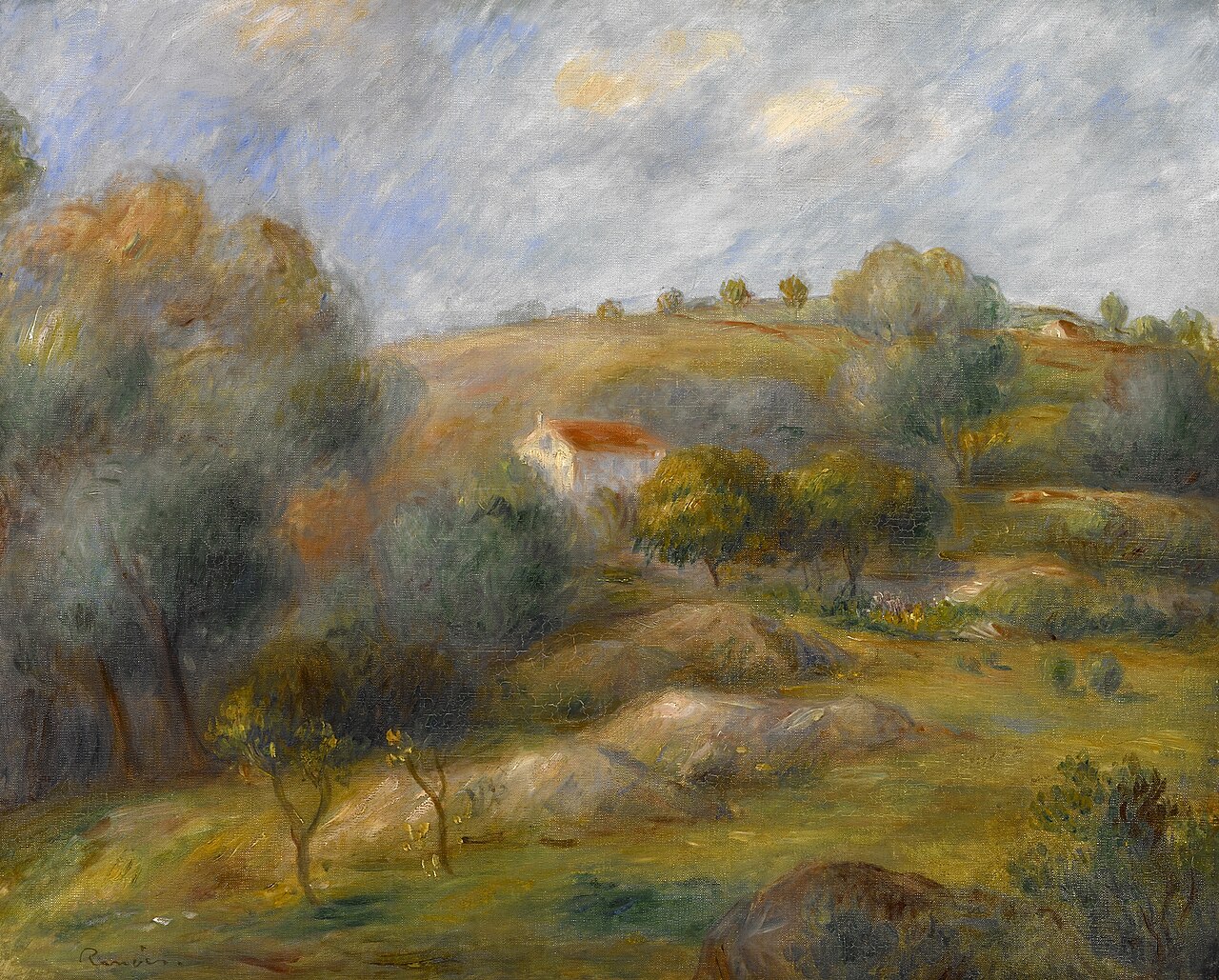 Springtime in Essoyes von Pierre-Auguste Renoir