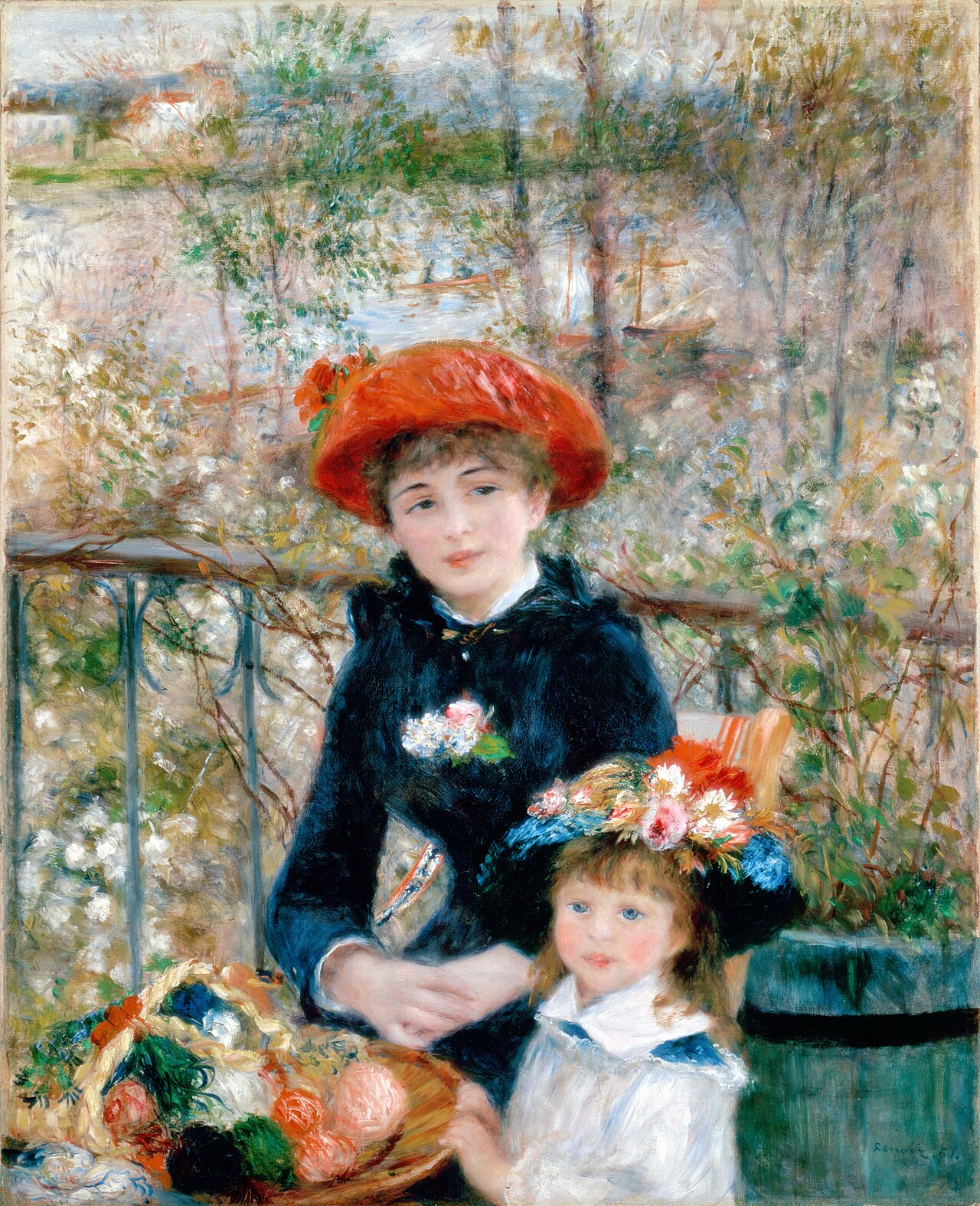 On the Terrasse von Pierre-Auguste Renoir