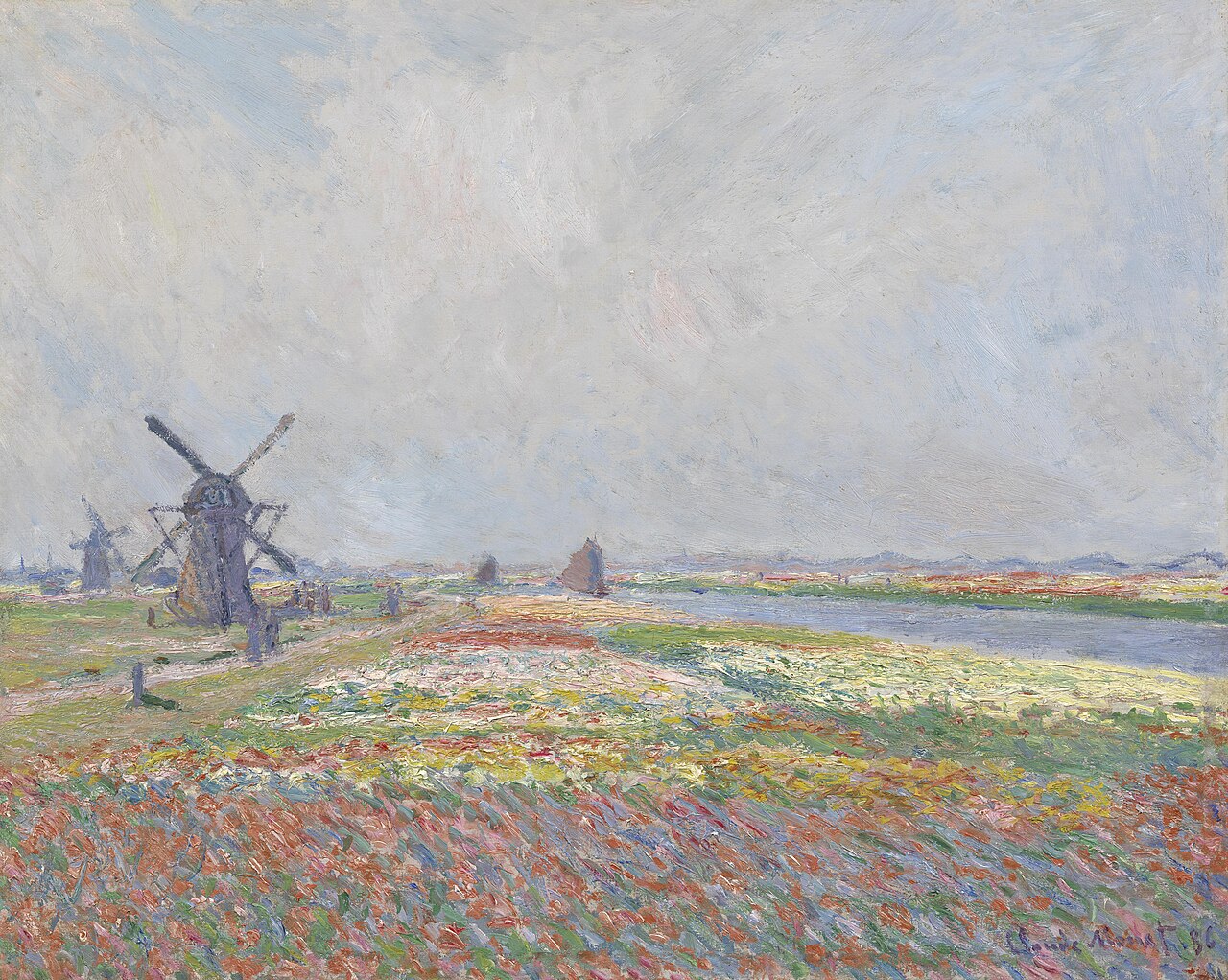 Tulip Fields near The Hague von Claude Monet