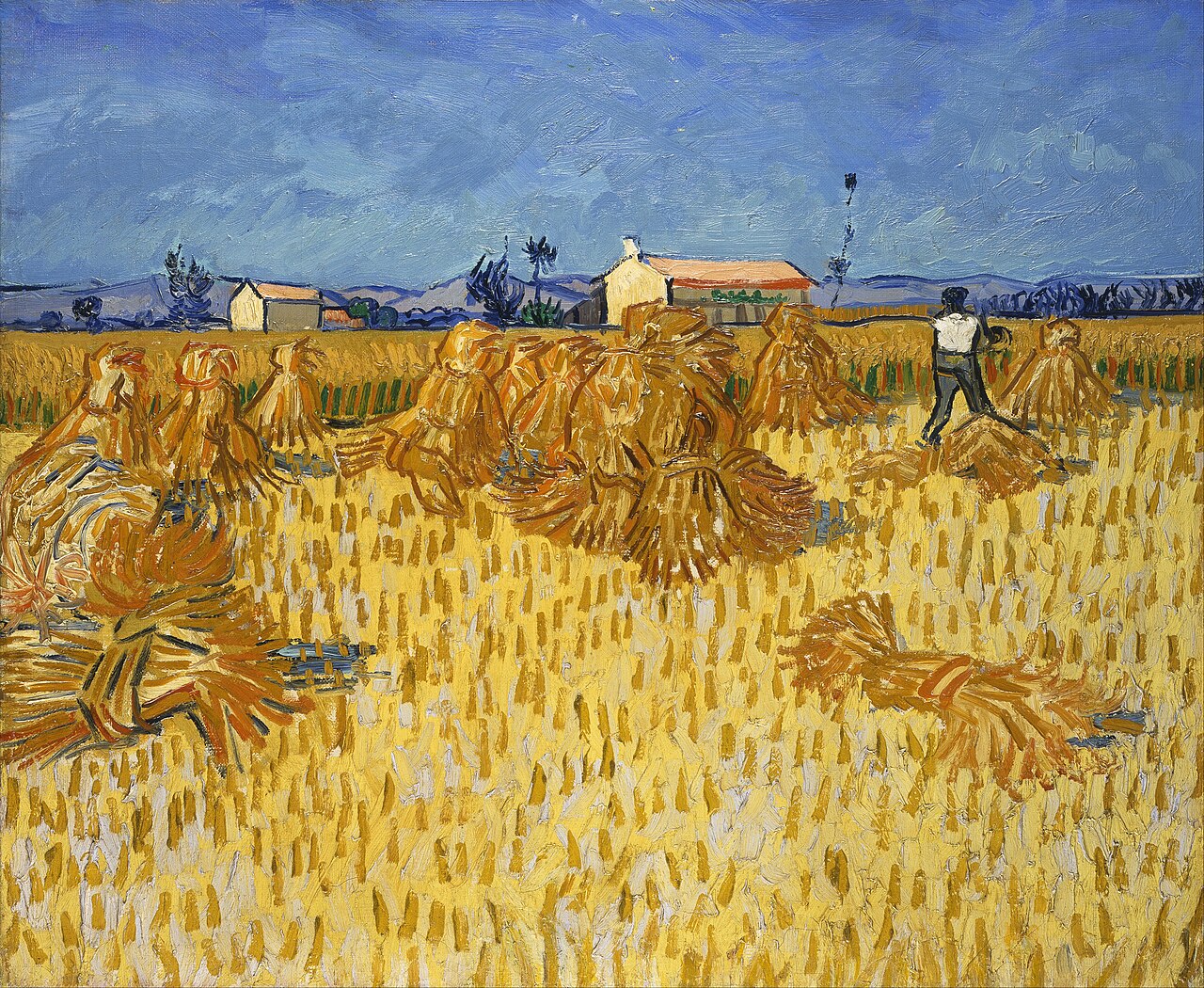 Harvest in Provence von Vincent van Gogh