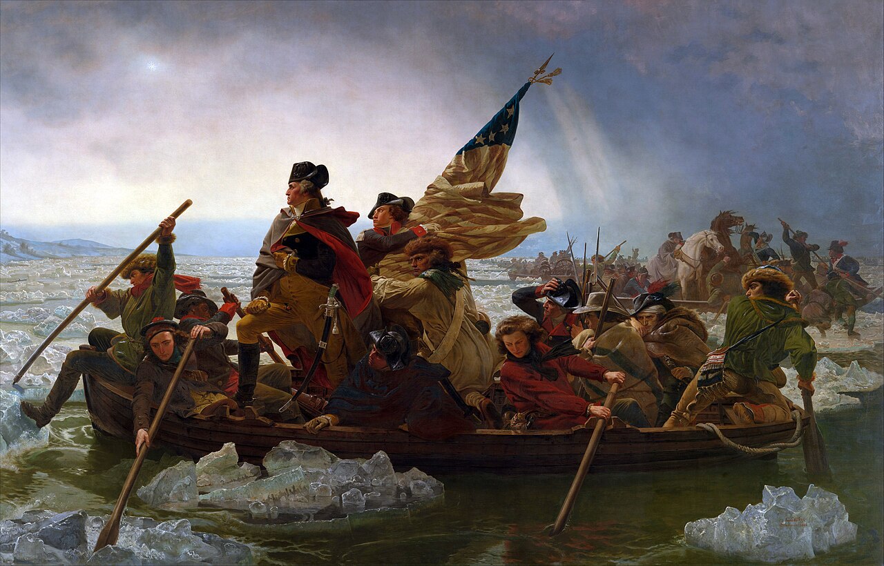 Washington Crossing the Delaware. von Emanuel Leutze